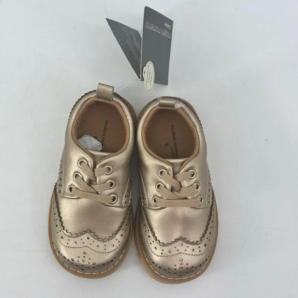 Modern Moments Gerber Girls Boys Unisex Baby Shoes Oxford Size 6